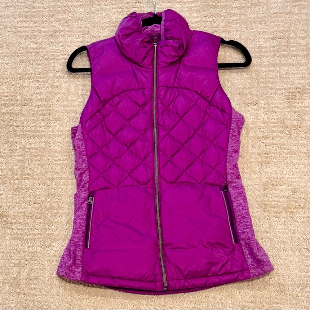 Lululemon Quilted Puffer Vest Purple Size 8